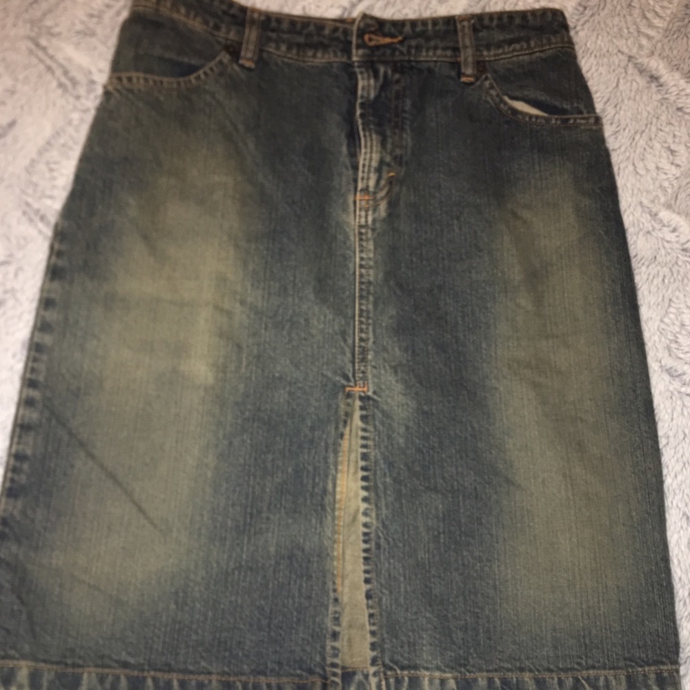 Armani Exchange AX Denim Skirt – Size 4 – Made in Greece